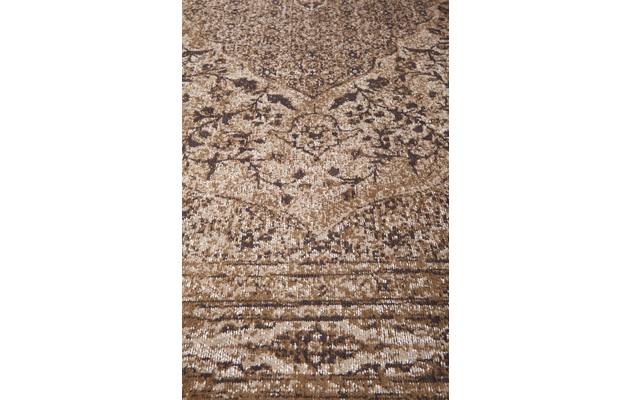Goossens basic vloerkleed canto bruin katoen - 8201543-03