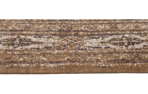 Goossens basic vloerkleed canto bruin katoen - 8201543-05