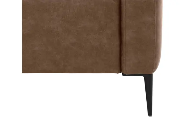 Goossens loungebank key west bruin micro leer - 8201624-394-gespiegeld-06