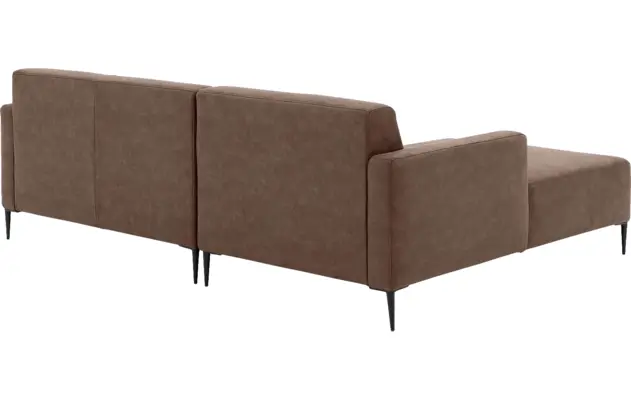 Goossens loungebank key west bruin micro leer - 8201624-396-gespiegeld-03