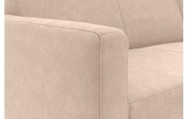Goossens loungebank key west beige micro leer - 8201624-403-07