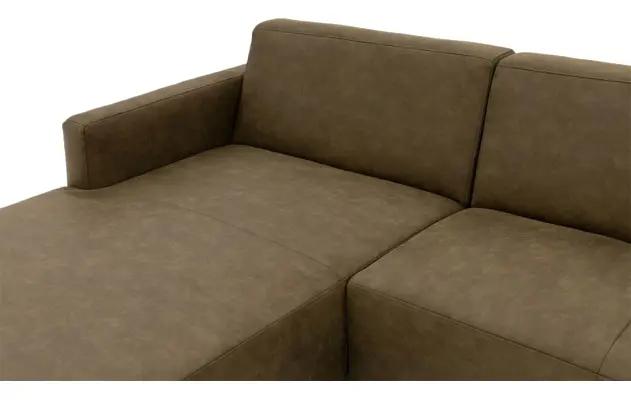 Goossens loungebank key west groen micro leer - 8201624-gespiegeld-05