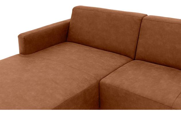 Goossens loungebank key west bruin micro leer - 8201999-399-gespiegeld-05