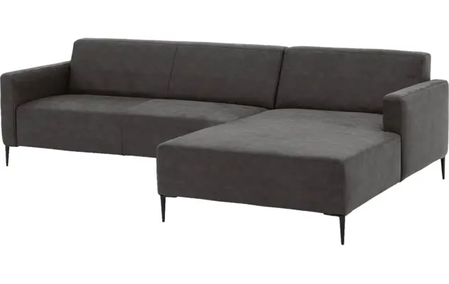 Goossens loungebank key west grijs micro leer - 8202000-400-04