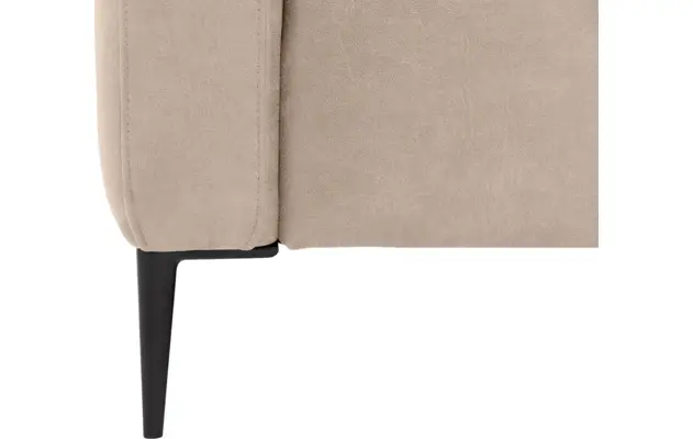 Goossens hoekbank key west beige micro leer - 8202398-403-05