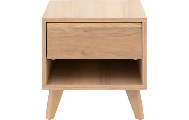 Goossens nachtkastje cosima wit eiken - 8202452-1