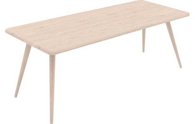 Goossens eettafel bjarte wit eiken - 8203342-03
