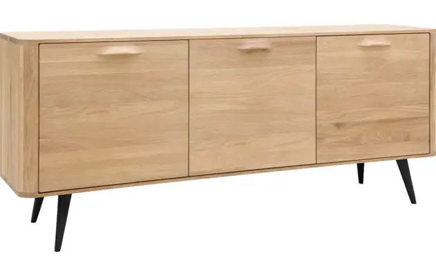 Goossens dressoir bjarte wit eiken - 8203438-02