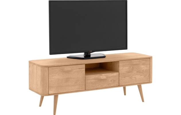 Goossens tv meubel bjarte wit eiken - 8203446-04