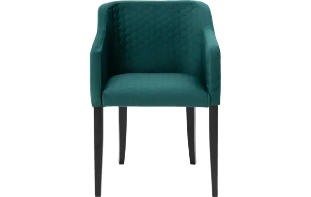 Goossens eetkamerstoel peda groen stof - 8203564-01