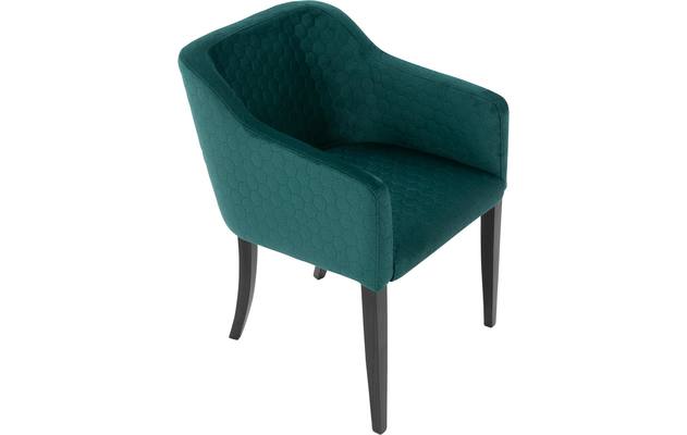 Goossens eetkamerstoel peda groen stof - 8203564-04