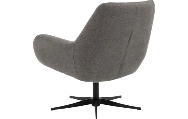 Goossens draaifauteuil kamille grijs stof - 8204611-A-03