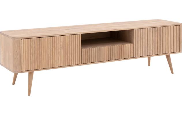 Goossens tv meubel seppe wit eiken - 8204758-02