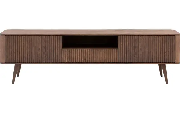 Goossens tv meubel seppe donker bruin eiken - 8204759-01