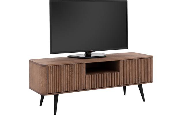 Goossens tv meubel seppe donker bruin eiken - 8204762-04