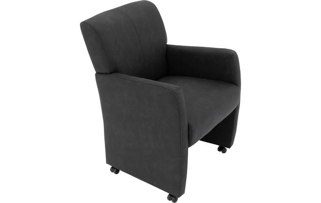 Goossens eetkamerstoel alex grijs microvezel - 8205428-04