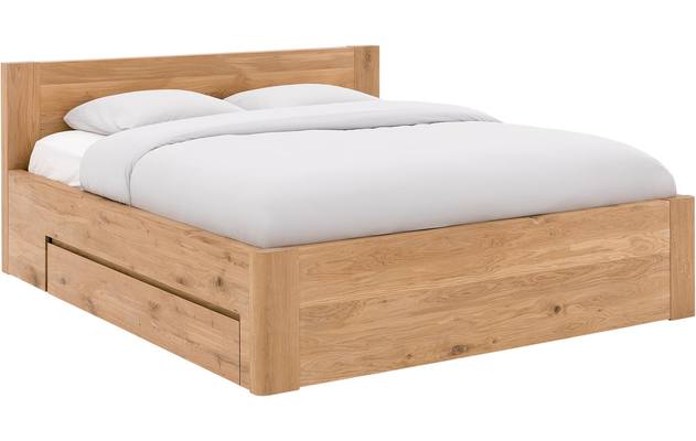 Goossens bedframe bibi blank eiken - 8205720-01