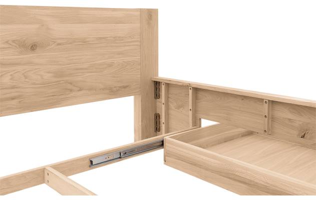 Goossens bedframe bibi onbewerkt eiken - 8205734-06-A