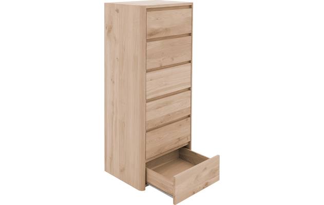 Goossens excellent ladekast bibi wit eiken - 8205756-05-A