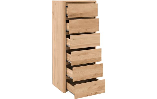 Goossens excellent ladekast bibi blank eiken - 8205758-04-A