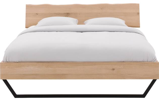 Goossens bedframe slade wit eiken - 8210085-02