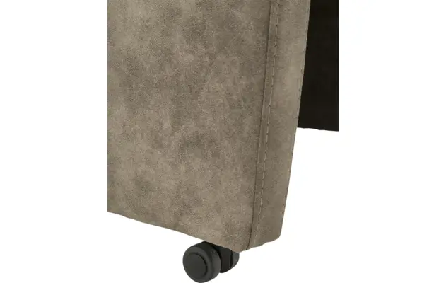 Goossens eetkamerstoel leen bruin microvezel - 8210227-04