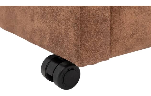 Goossens eetkamerstoel leen bruin microvezel - 8210230-05