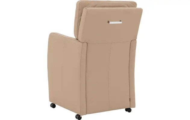 Goossens eetkamerstoel leen wit leer - 8210234-04
