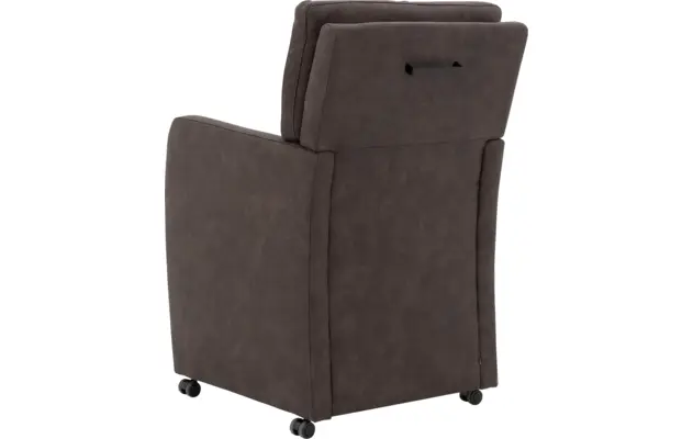 Goossens eetkamerstoel leen grijs microvezel - 8210235-04