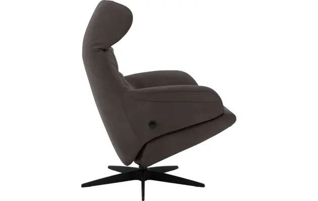 Goossens excellent relaxstoel avec grijs leer - 8210298-05
