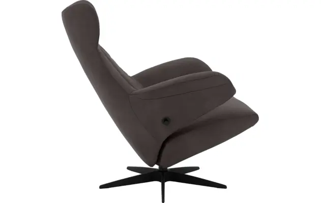 Goossens excellent relaxstoel avec grijs leer - 8210298-06