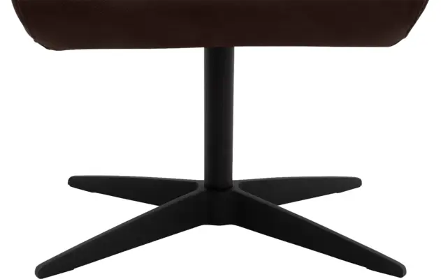 Goossens hocker avec bruin leer - 8210420-03