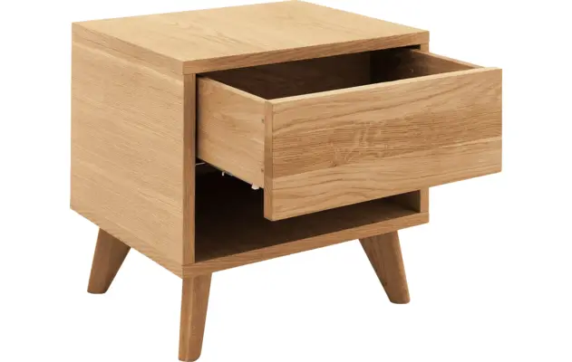 Goossens nachtkastje cosima blank eiken - 8210486-03