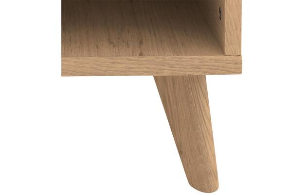 Goossens nachtkastje cosima wit eiken - 8210488-04