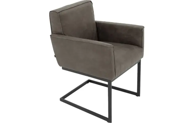 Goossens excellent eetkamerstoel tom grijs leer - 8210515-04