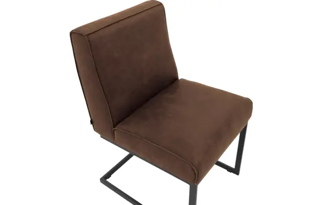 Goossens excellent eetkamerstoel tom bruin leer - 8210520-04