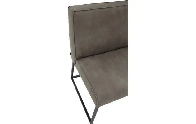 Goossens excellent eetkamerbank tom grijs leer - 8210537-06