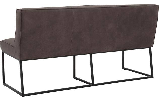 Goossens excellent eetkamerbank tom bruin leer - 8210543-03