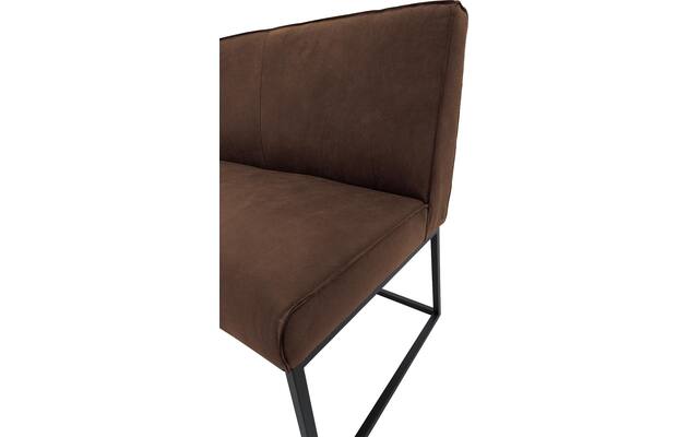 Goossens excellent eetkamerbank tom bruin leer - 8210556-05