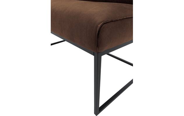Goossens excellent eetkamerbank tom bruin leer - 8210556-07