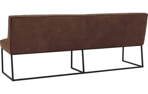 Goossens excellent eetkamerbank tom bruin leer - 8210558-04