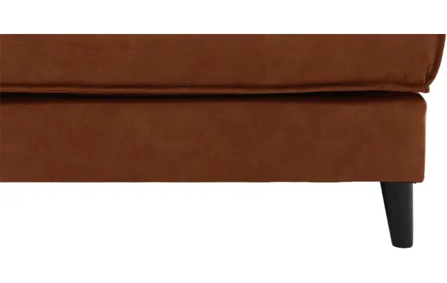 Goossens hocker jonas bruin micro leer - 8210597-03