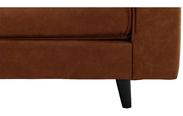 Goossens zitbank jonas bruin micro leer - 8210603-04