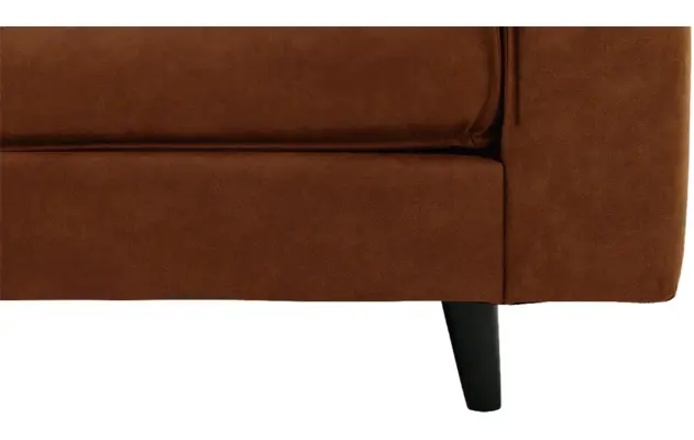 Goossens zitbank jonas bruin micro leer - 8210606-04