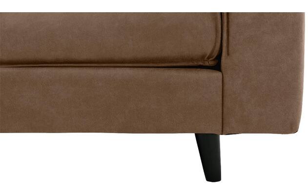 Goossens zitbank jonas bruin micro leer - 8210607-04