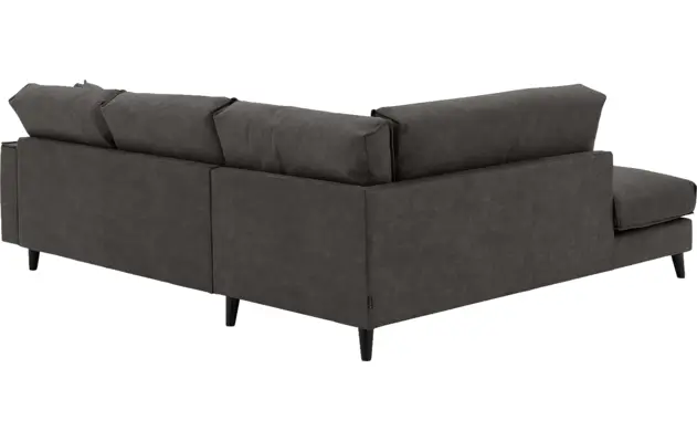 Goossens hoekbank jonas grijs micro leer - 8210610-04