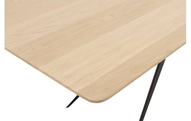 Goossens excellent eettafel uniek blank eiken - 8211569-06