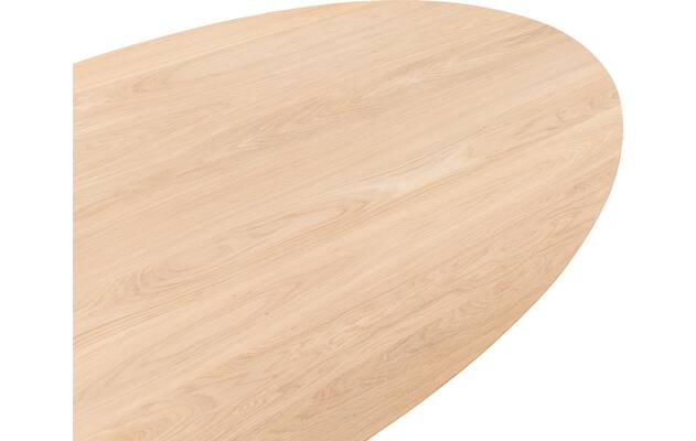 Goossens excellent eettafel uniek blank eiken - 8211608-05