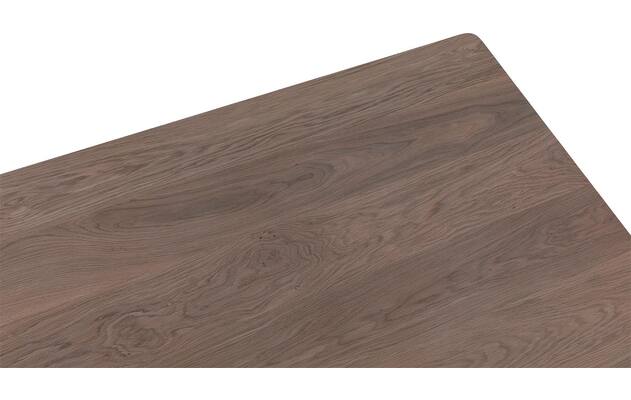 Goossens excellent eettafel uniek donker bruin eiken - 8211632-05