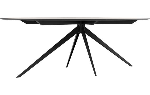 Goossens excellent eettafel uniek zwart eiken - 8211703-03